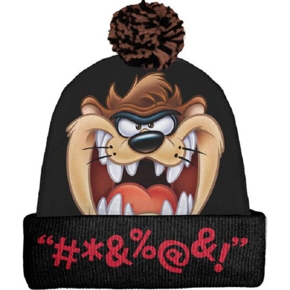 Warner Bros Other - New Taz Tasmanian Devil Beanie Hat Adult Winter One Size Cartoon Looney Tunes